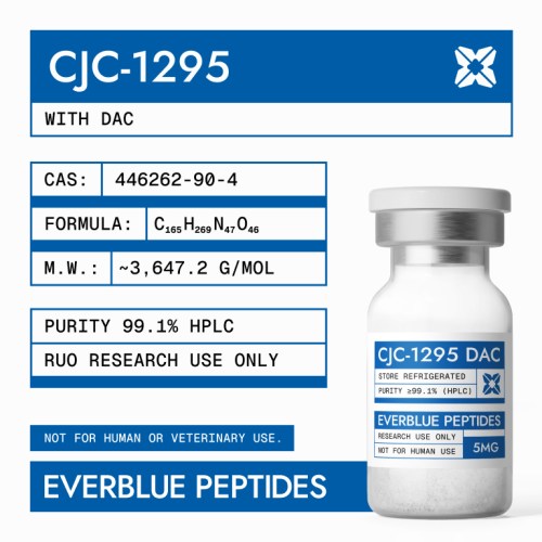 CJC-1295-DAC-5MG-PEPTIDE-High-Purity-Research-Peptides-by-Everblue-Peptides-High-Purity-COA-Tested CJC-1295 with DAC 5mg UK | Long-Acting Research Peptide – Everblue Peptides