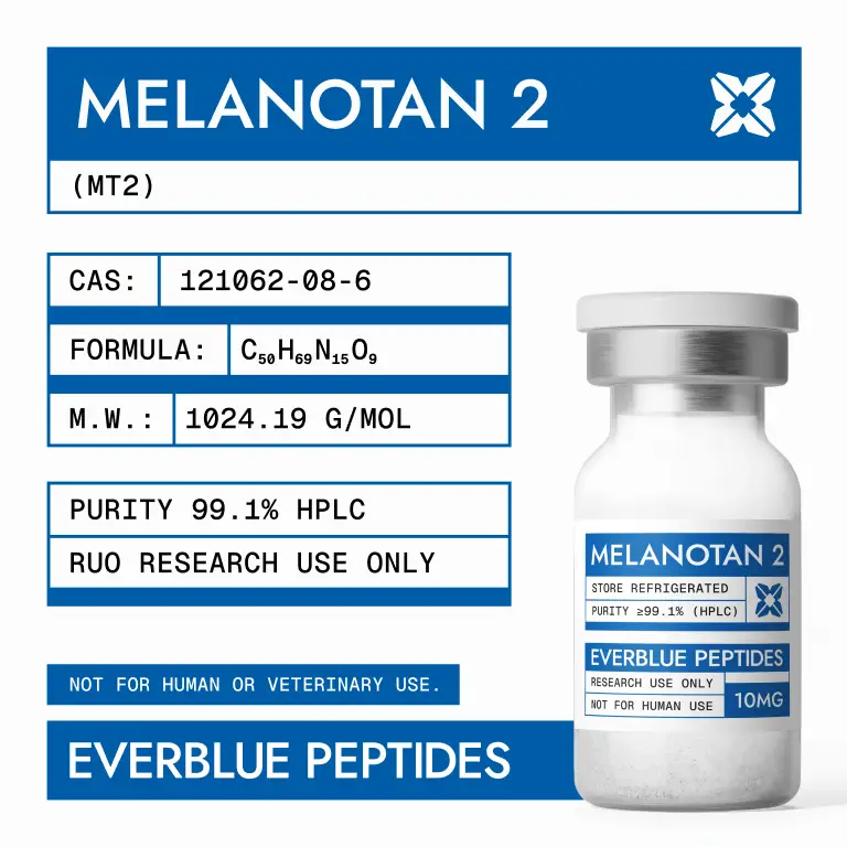 Melanotan 2 (MT2) 10mg UK | Tanning Research Peptide – Everblue Peptides