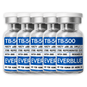 5 vials of TB-500 (Thymosin Beta-4) 10mg Peptide